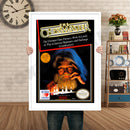 Chess Master Retro GAME INSPIRED THEME Nintendo NES Gaming A4 A3 A2 Or A1 Poster Art 173