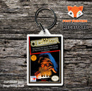 Championship Pool Retro NES Game Cover Art Gaming Keyring