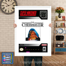 Chessmaster Super Nintendo GAME INSPIRED THEME Retro Gaming Poster A4 A3 A2 Or A1