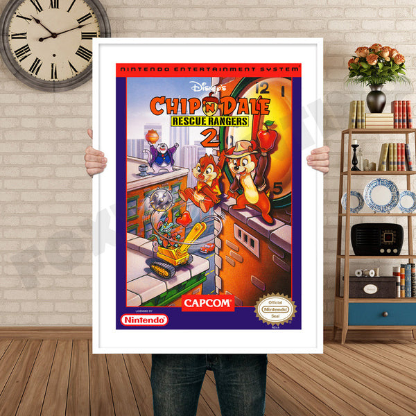 Chip N Dale Rescue Rangers 2 Retro Game Inspired Theme Nintendo NES Gaming