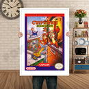 Chip N Dale Rescue Rangers 2 Retro GAME INSPIRED THEME Nintendo NES Gaming A4 A3 A2 Or A1 Poster Art 175