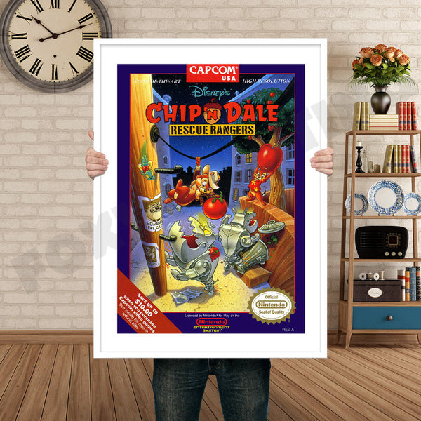 Chip N Dale Rescue Rangers Retro Game Inspired Theme Nintendo NES Gaming