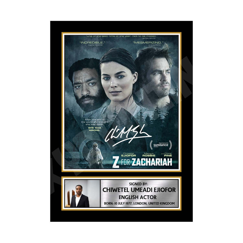 Chiwetel Ejiofor 1 Limited Edition Movie Signed Print