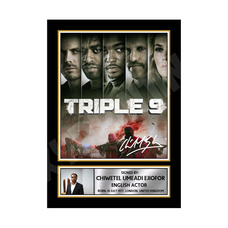 Chiwetel Ejiofor 2 Limited Edition Movie Signed Print