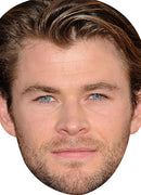 Chris Hemsworth Celebrity Face Mask Fancy Dress Cardboard Costume Mask