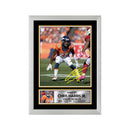 Chris Harris Jr 2 Limited Edition Football Signed Print - American Footballer