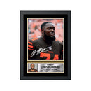 Chris Hubbard Limited Edition Football Signed Print - American Footballer