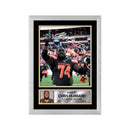 Chris Hubbard 2 Limited Edition Football Signed Print - American Footballer