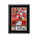 Chris Jones Limited Edition Football Signed Print - American Footballer