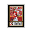 Chris Jones Limited Edition Football Signed Print - American Footballer