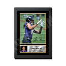 Chris Moore 2 Limited Edition Football Signed Print - American Footballer