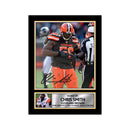 Chris Smith 2 Limited Edition Football Signed Print - American Footballer