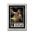 Chris Weidman 2 Limited Edition MMA Wrestler Signed Print - MMA Wrestling