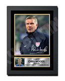 Chris Woods 2 Limited Edition Football Player Signed Print - Football