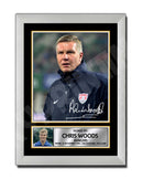 Chris Woods 2 Limited Edition Football Player Signed Print - Football