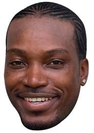 Chris Gayle Face Mask – Fancy Dress Cardboard Costume Mask