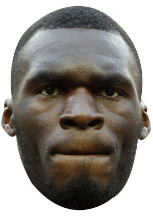 CHRISTIAN BENTEKE MASK JB - Footballer Fancy Dress Cardboard Celebrity Party Face Mask