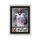 Christian Kirksey Limited Edition Football Signed Print - American Footballer