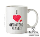 I Love Christian Slater Celebrity Mug Office Mug
