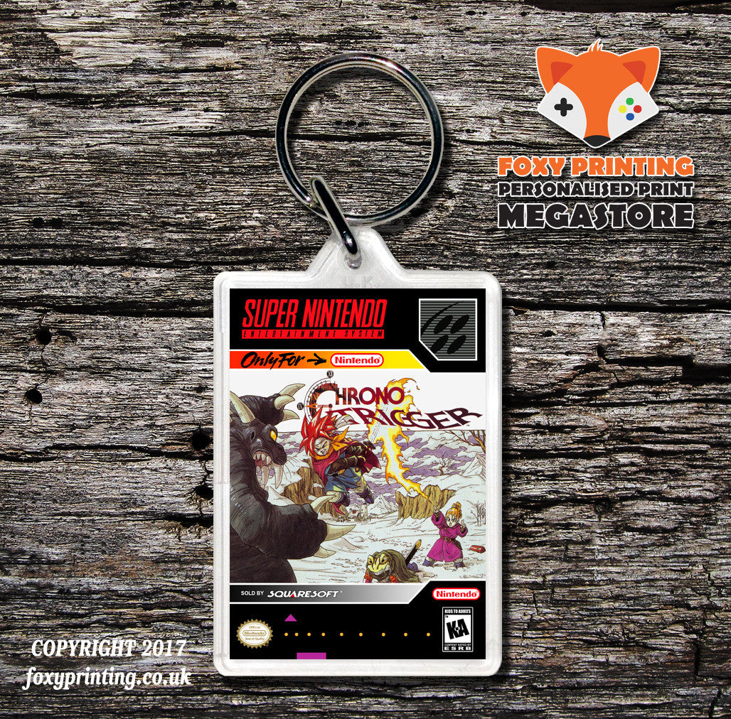 Chrono Trigger Game Inspired Retro Gaming Keyring
