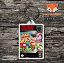 Chuck Rock Game Inspired Retro Gaming Keyring