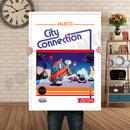 City Connection Retro GAME INSPIRED THEME Nintendo NES Gaming A4 A3 A2 Or A1 Poster Art 178