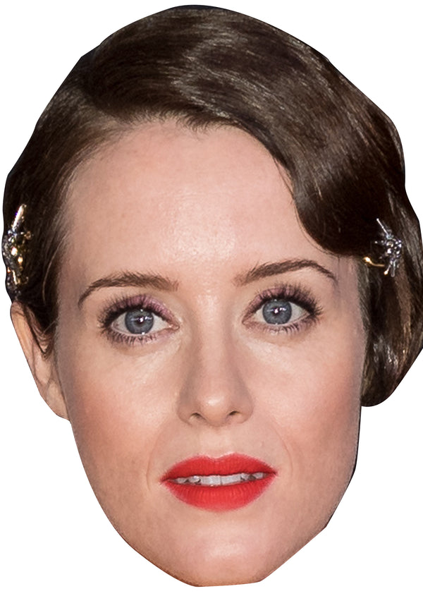 Claire Foy Face Mask – Fancy Dress Cardboard Costume Mask
