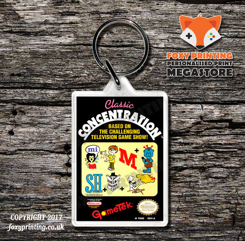 CLASH AT DEMONHEAD NEW Retro NES Game Cover Art Gaming Keyring