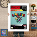 Claymates Super Nintendo GAME INSPIRED THEME Retro Gaming Poster A4 A3 A2 Or A1