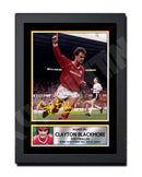 Clayton Blackmore (1) Limited Edition Football Player Signed Print - Football
