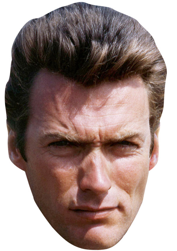 Clint Eastwood Young JB Actor Movie Tv Celebrity Party Face Mask