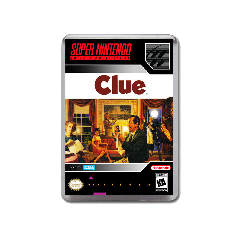 Clue - SNES Inspired Game Retro Gaming Magnet