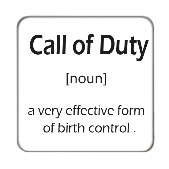 CoD Definition Drinks Coaster