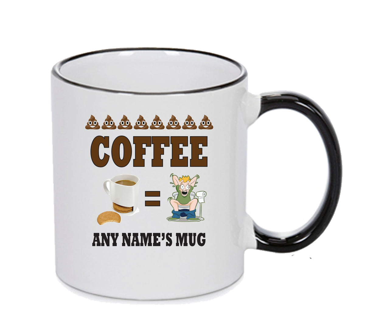 Coffee = Shit Funny Mug Adult Mug Office Mug – printed mug product image 1