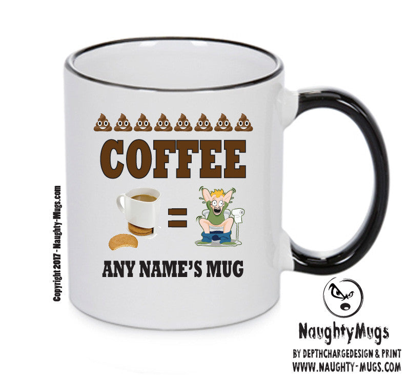 Coffee = Shit Funny Mug Adult Mug Office Mug