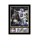 Cole Beasley Limited Edition Football Signed Print - American Footballer