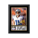 Cole Beasley 2 Limited Edition Football Signed Print - American Footballer