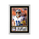 Cole Beasley 2 Limited Edition Football Signed Print - American Footballer
