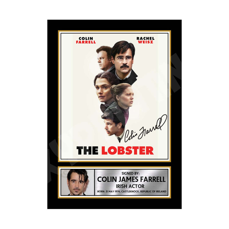 Colin Farrell 1 Limited Edition Movie Signed Print