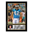 Colin Jones 2 Limited Edition Football Signed Print - American Footballer