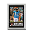 Colin Jones 2 Limited Edition Football Signed Print - American Footballer