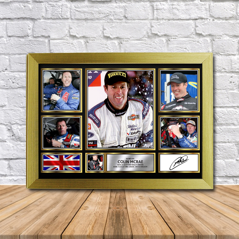 Colin Mcrae Limited Edition Signed Print