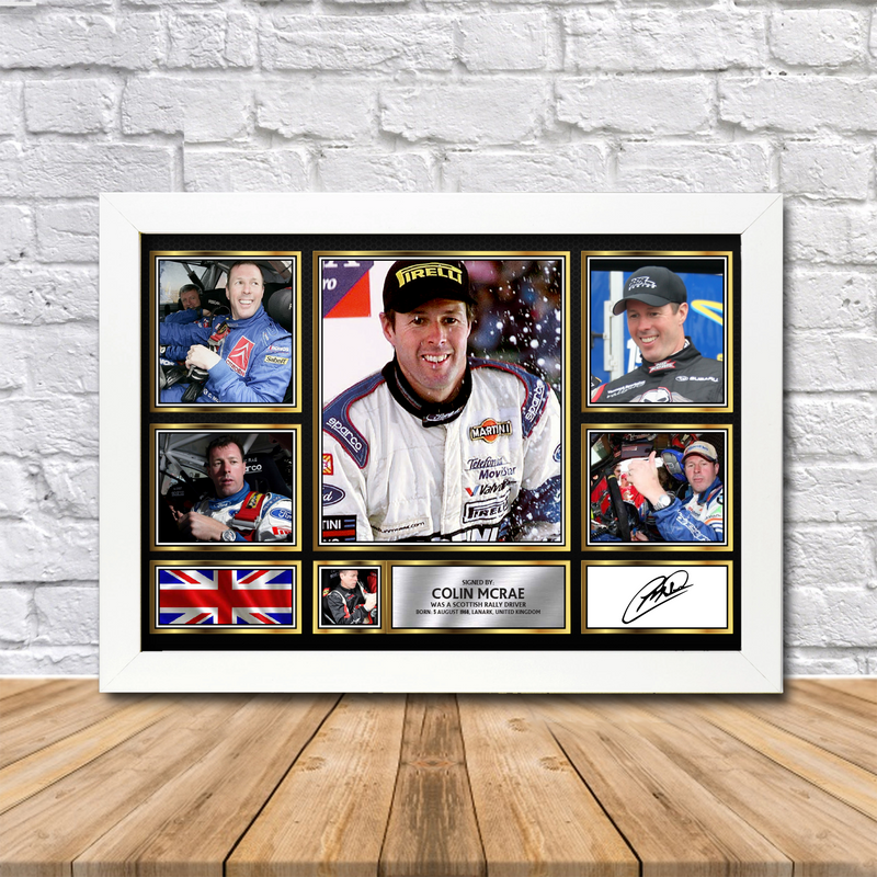 Colin Mcrae Limited Edition Signed Print