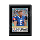 Colton Schmidt 1 Limited Edition Football Signed Print - American Footballer