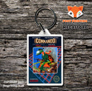 Colour A Dinosaur Retro NES Game Cover Art Gaming Keyring