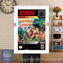 Congos Caper Super Nintendo GAME INSPIRED THEME Retro Gaming Poster A4 A3 A2 Or A1