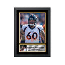 Connor McGovern 2 Limited Edition Football Signed Print - American Footballer