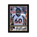 Connor McGovern 2 Limited Edition Football Signed Print - American Footballer