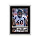 Connor McGovern 2 Limited Edition Football Signed Print - American Footballer