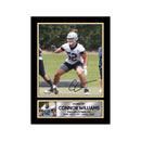 Connor Williams 2 Limited Edition Football Signed Print - American Footballer